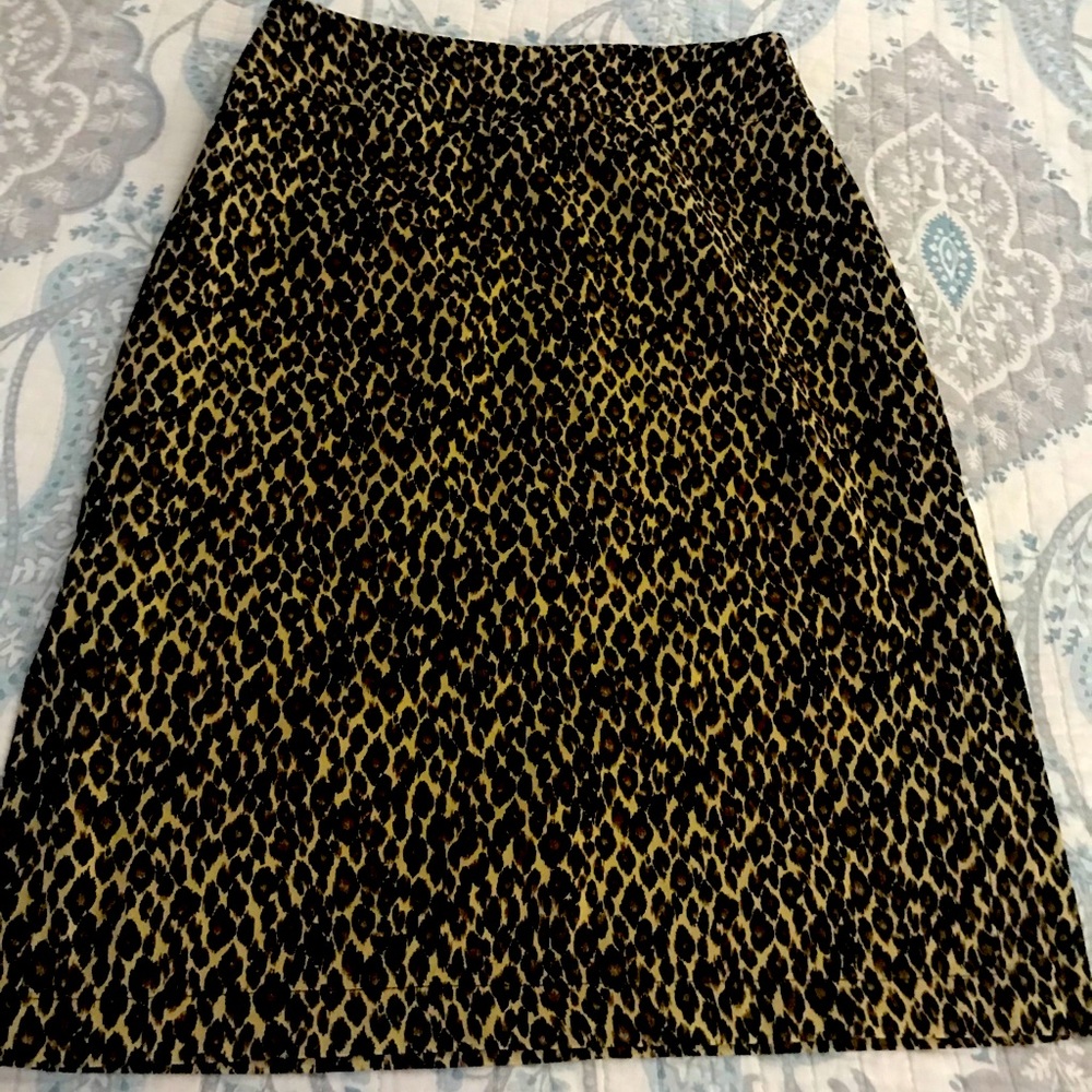 Leopard Pencil Skirt
